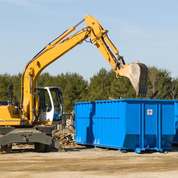 what kind of customer support is available for residential dumpster rentals in Tehuacana Texas